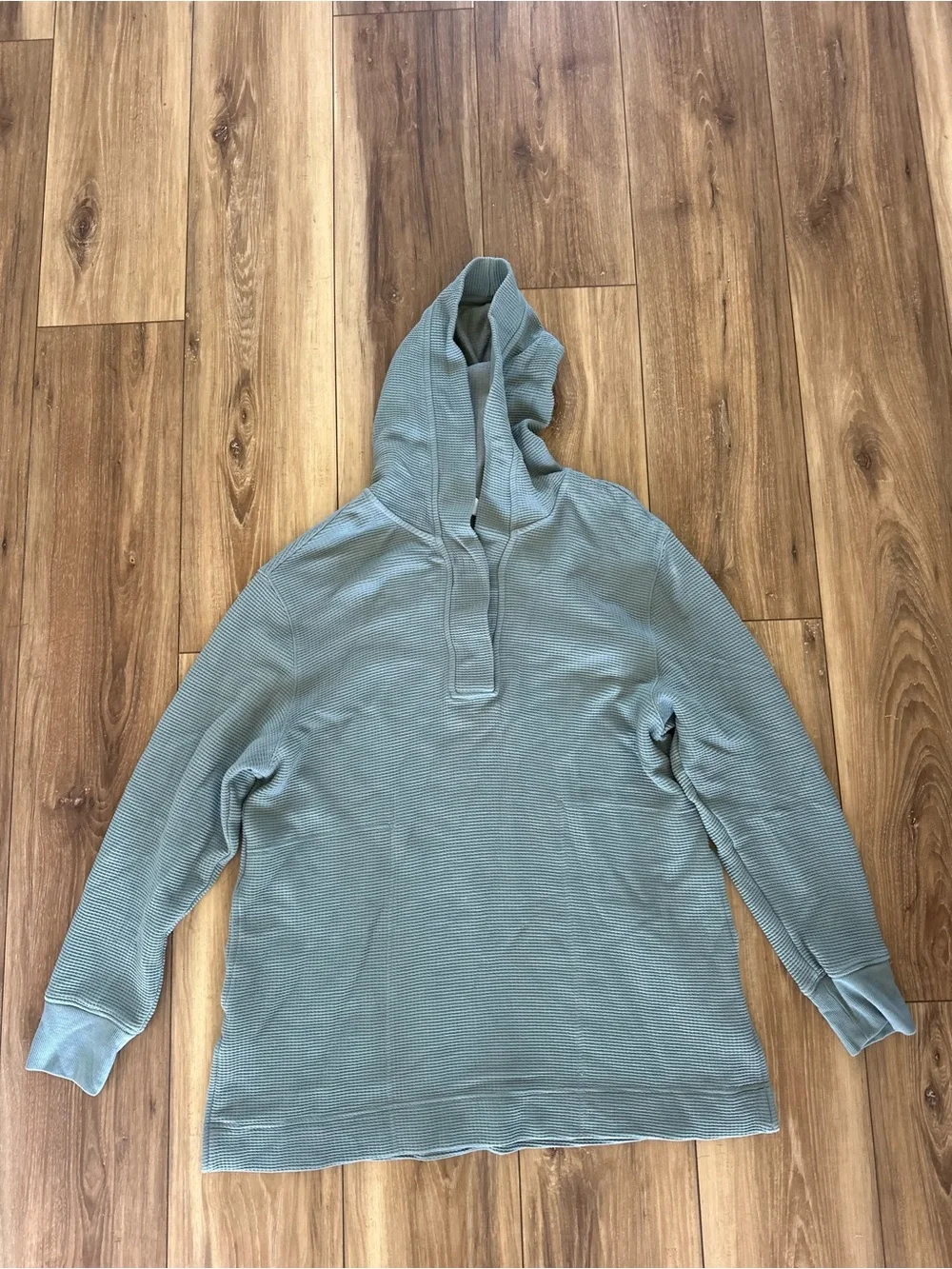 Athleta womens coaster luxe waffle hoodie size medium
